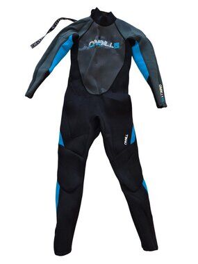 O'Neill Kids Wetsuit Full Length Coverage Black and Gray Size 8
